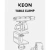Fixation de table pour Keon - 94edenstreet.com - sexshop en ligne