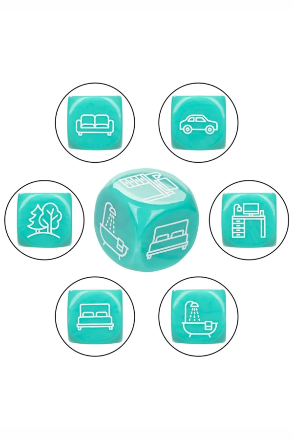 3 dés coquins Roll With It – CalExotics - 94edenstreet.com - sexshop en ligne
