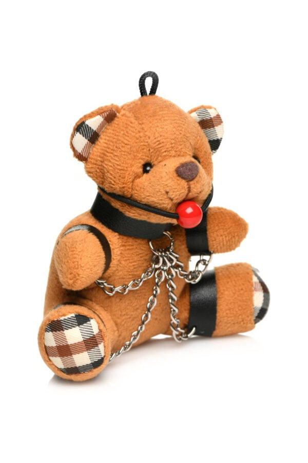 Porte-clés Teddy Bear bâillonné - 94edenstreet.com - sexshop en ligne