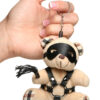 Porte-clés Teddy Bear BDSM avec martinet - 94edenstreet.com - sexshop en ligne