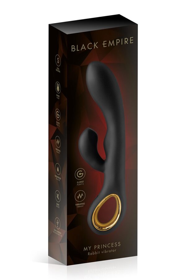 Vibromasseur rabbit My Princess – Black Empire - 94edenstreet.com - sexshop en ligne