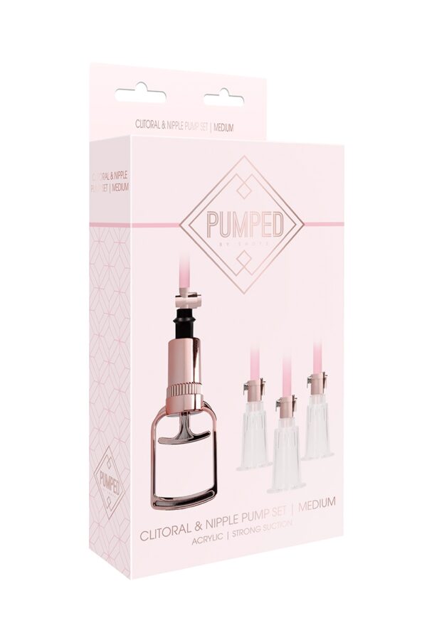 Pompe à tétons et clitoris Medium – Pumped - 94edenstreet.com - sexshop en ligne