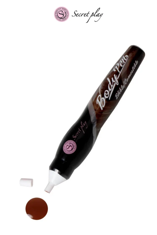 Stylo comestible Chocolat - 94edenstreet.com - sexshop en ligne