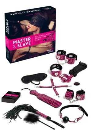 Jeu de bondage Master & Slave – rose - 94edenstreet.com - sexshop en ligne