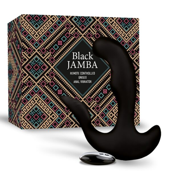 Stimulateur anal vibrant télécommandé unisexe – Black Jamba