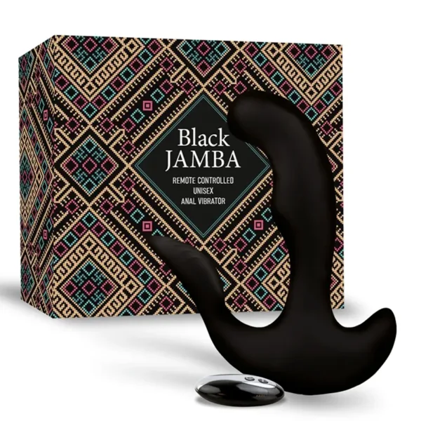 Stimulateur anal vibrant télécommandé unisexe – Black Jamba