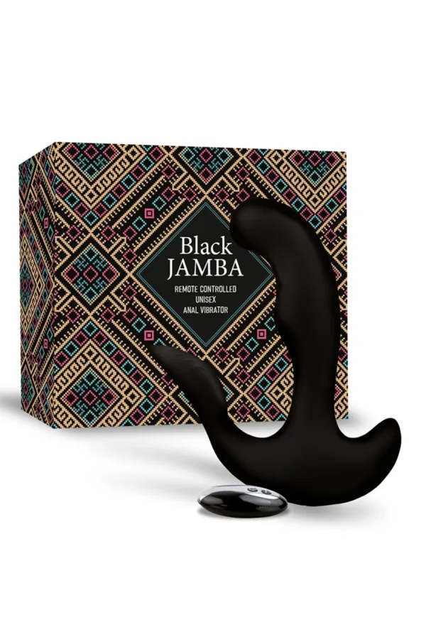 Stimulateur anal vibrant télécommandé unisexe – Black Jamba - 94edenstreet.com - sexshop en ligne