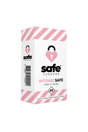 10 préservatifs Safe Intense - 94edenstreet.com - sexshop en ligne