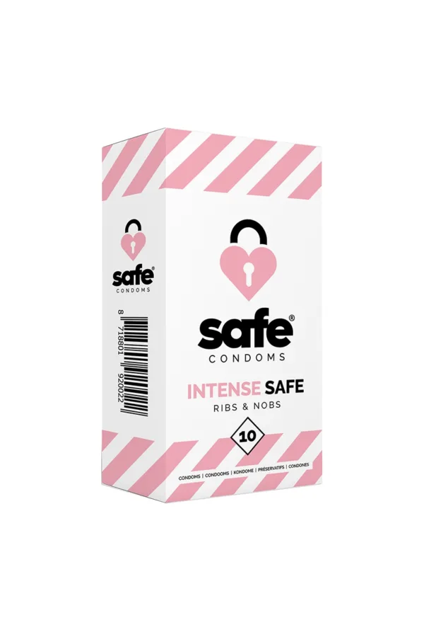 10 préservatifs Safe Intense - 94edenstreet.com - sexshop en ligne