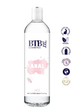 Lubrifiant anal 250 ml – BTB - 94edenstreet.com - sexshop en ligne