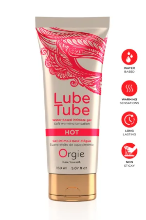 Lubrifiant eau chauffant Lube Tube Hot - 94edenstreet.com - sexshop en ligne