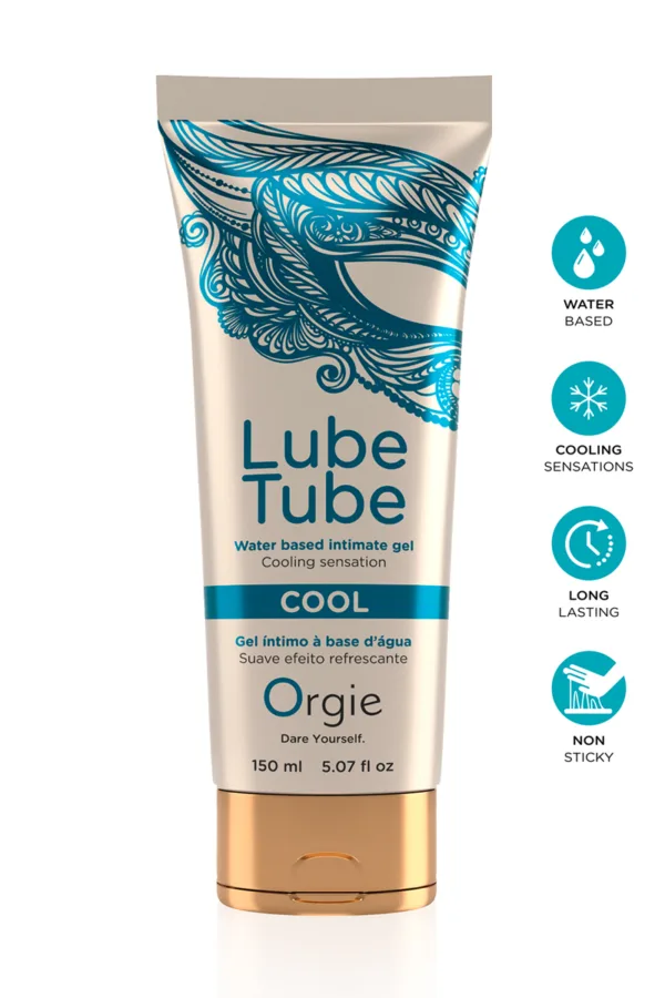 Lubrifiant eau rafraichissant Lube Tube Cool - 94edenstreet.com - sexshop en ligne