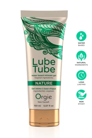 Lubrifiant eau Lube Tube Nature - 94edenstreet.com - sexshop en ligne