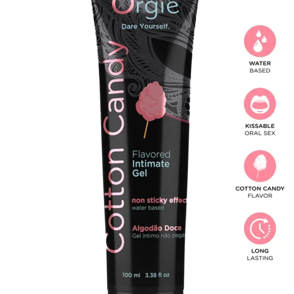 Lubrifiant eau Lube Tube Barbe à papa 100ml