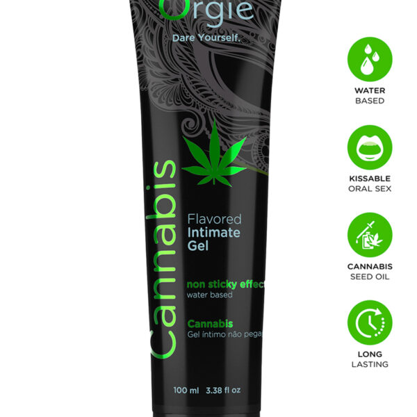 Lubrifiant eau Lube Tube Cannabis 100ml