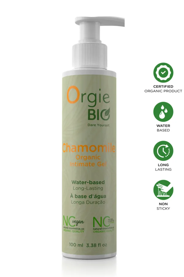 Gel Intime Bio à Base dEau à la camomille - 94edenstreet.com - sexshop en ligne
