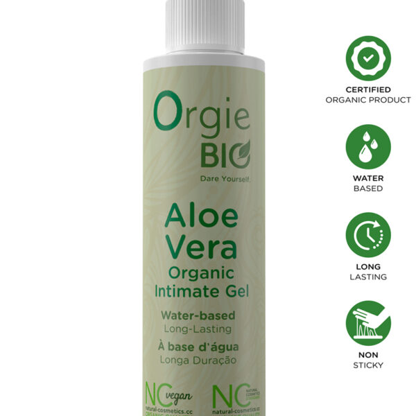 Gel Intime Bio à Base dEau à l’Aloe Vera