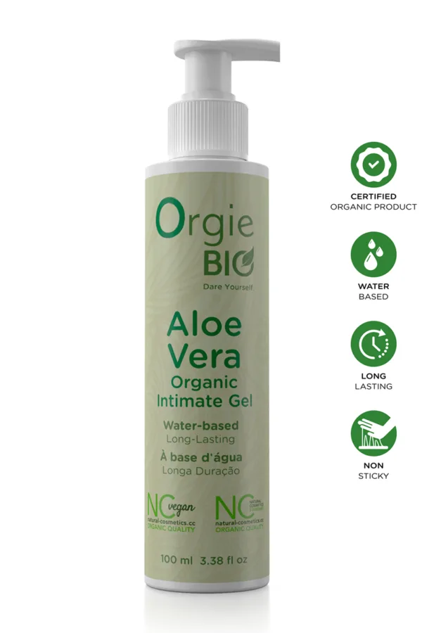 Gel Intime Bio à Base dEau à l’Aloe Vera - 94edenstreet.com - sexshop en ligne