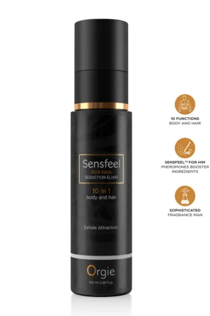 Elixir de Séduction Sensfeel 10 en 1 Pour Homme - 94edenstreet.com - sexshop en ligne