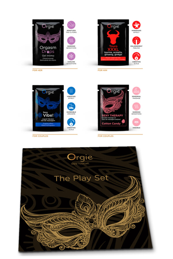 Coffret excitation couple The Play Set - 94edenstreet.com - sexshop en ligne