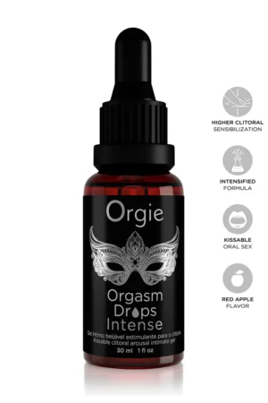 Gouttes d’excitation clitoridienne Orgasm Drops Intense - 94edenstreet.com - sexshop en ligne