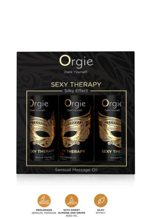 Coffret 3 huiles de massage sensuel Sexy Therapy Collection - 94edenstreet.com - sexshop en ligne