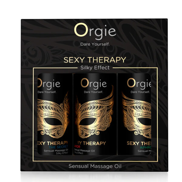 Coffret 3 huiles de massage sensuel Sexy Therapy Collection