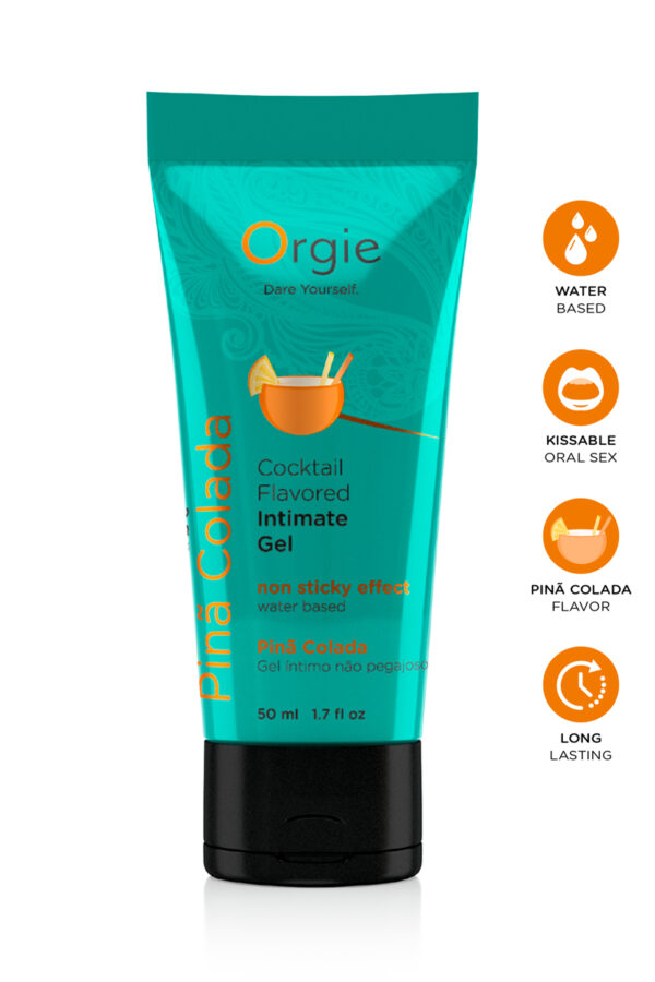 Gel intime Lube Tube Cocktail Pina Colada 50ml - 94edenstreet.com - sexshop en ligne
