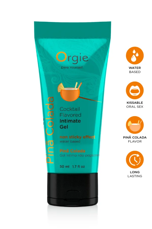 Gel intime Lube Tube Cocktail Pina Colada 50ml - 94edenstreet.com - sexshop en ligne