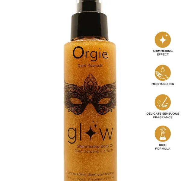 Huile brillante pour le corps 110ml – Orgie