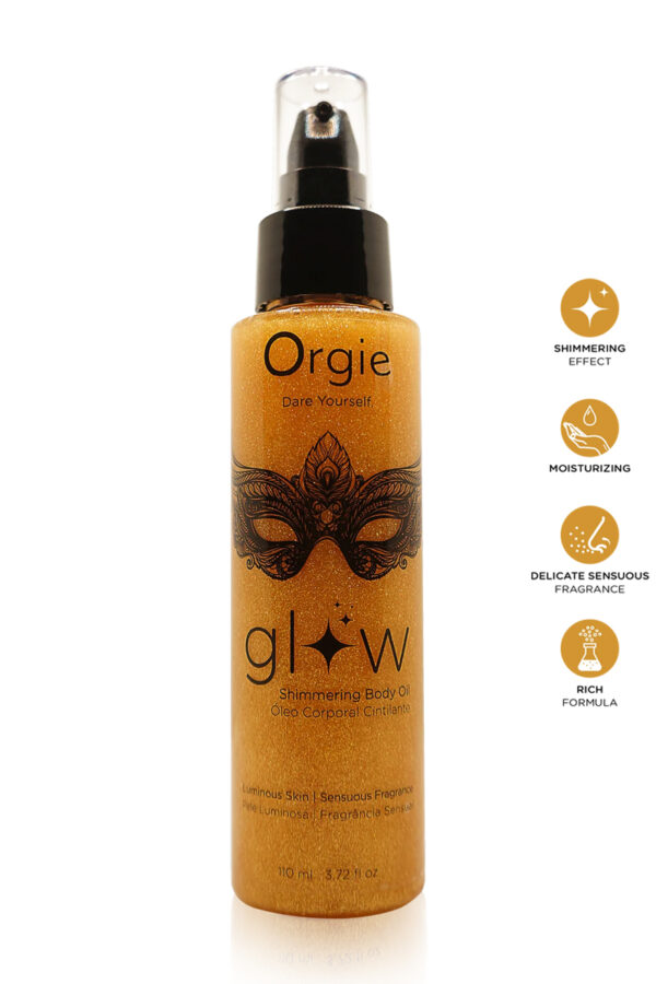 Huile brillante pour le corps 110ml – Orgie - 94edenstreet.com - sexshop en ligne