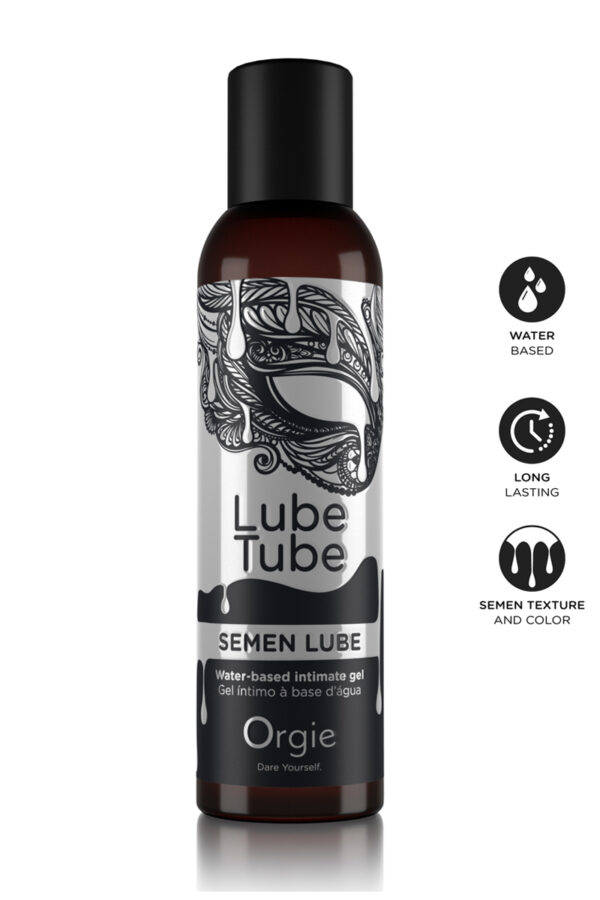 Gel intime naturel Lube Tube Semen Lube 150ml - 94edenstreet.com - sexshop en ligne