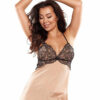 Nuisette en jersey beige V-10539 – Axami - 94edenstreet.com - sexshop en ligne