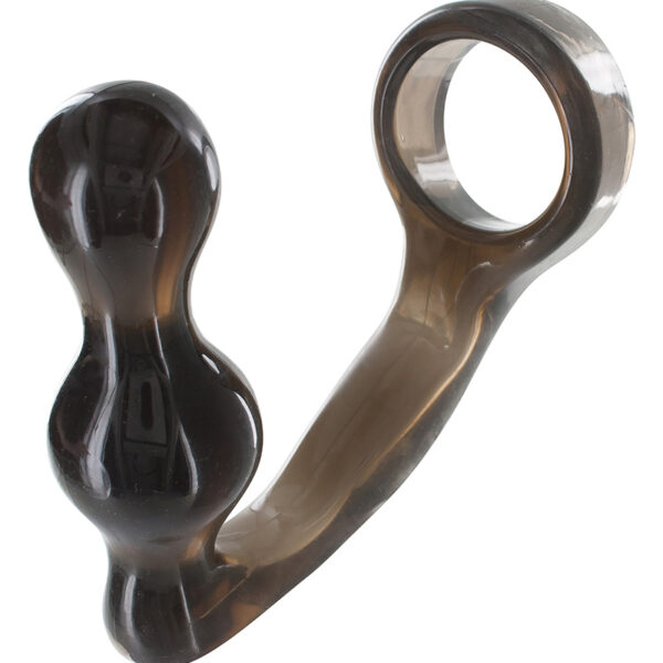 Stimulateur de prostate et cockring gris