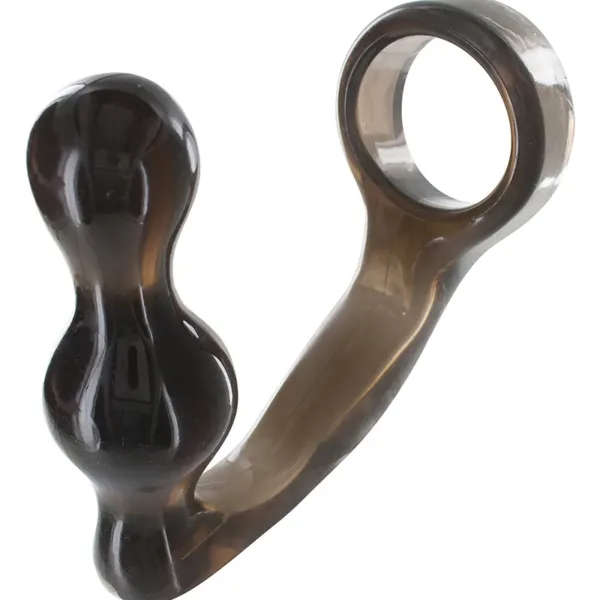 Stimulateur de prostate et cockring gris