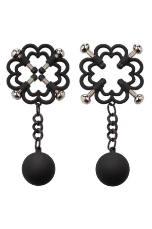 Pinces à tétons lestées – Calexotics - 94edenstreet.com - sexshop en ligne