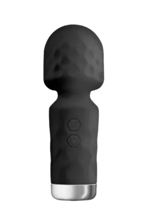 Mini vibromasseur King Wand noir - 94edenstreet.com - sexshop en ligne