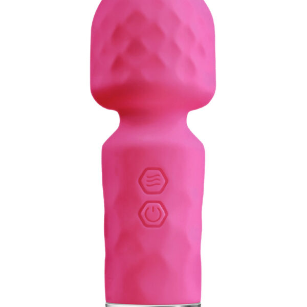 Mini vibromasseur King Wand rose