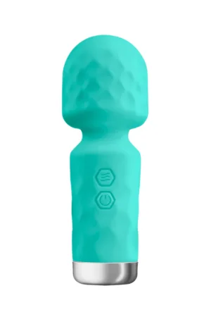 Mini vibromasseur King Wand vert - 94edenstreet.com - sexshop en ligne