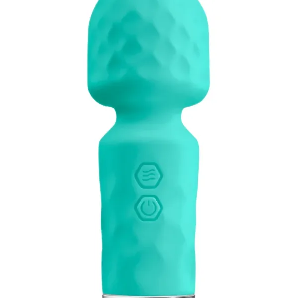 Mini vibromasseur King Wand vert
