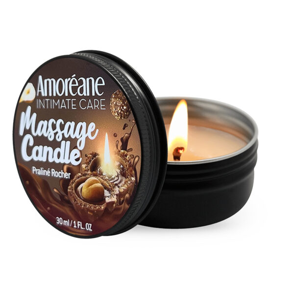 Bougie de massage Rocher Praliné – Amoreane