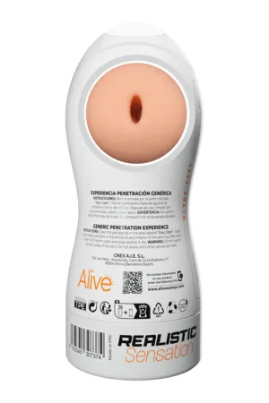 Masturbateur Maxi Flex Généric Experience – Alive - 94edenstreet.com - sexshop en ligne