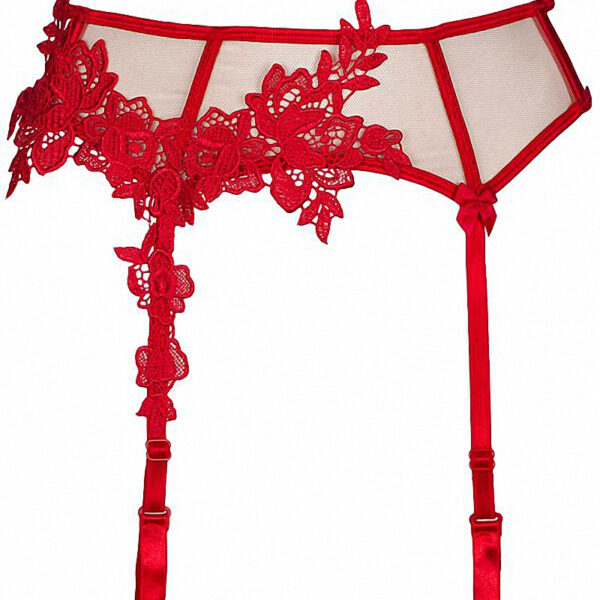Porte-jarretelles rouge V-8862 – Axami