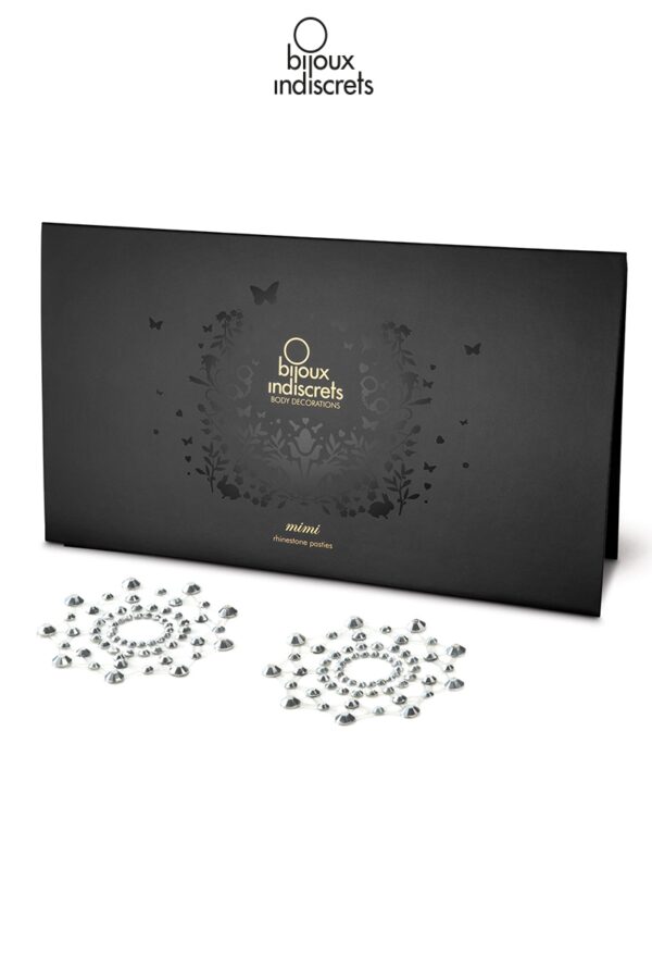 Bijoux de seins Mimi argentés – Image 2