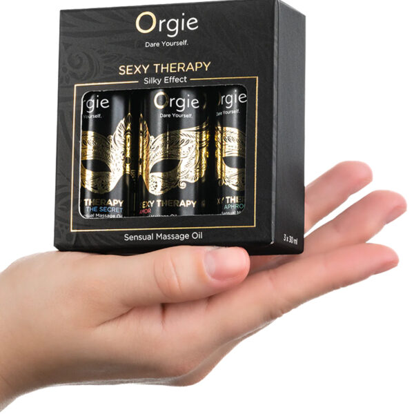 Coffret 3 huiles de massage sensuel Sexy Therapy Collection
