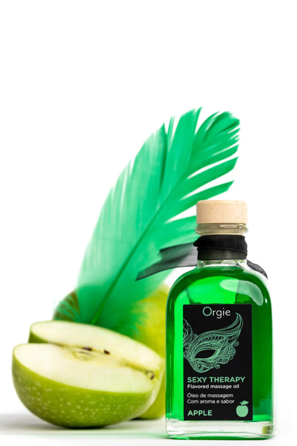 Huile de massage embrassable Sexy Therapy Pomme - 94edenstreet.com - sexshop en ligne