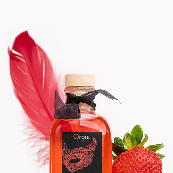 Huile de massage embrassable Sexy Therapy fraise