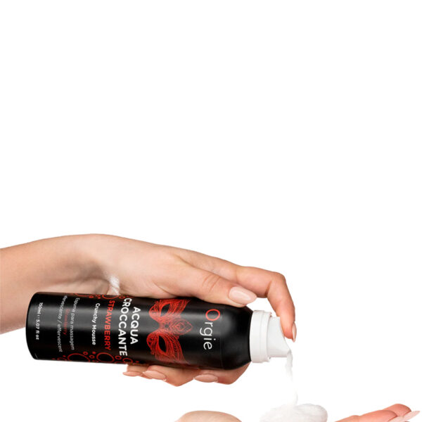 Mousse de massage effervescente Fraise 150ml