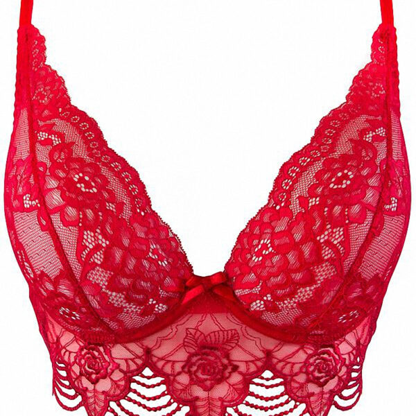 Soutien-gorge dentelle rouge V-9691 – Axami