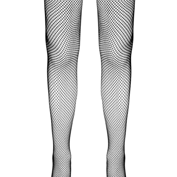 Bas résille autofixants noir – Cotelli Legwear